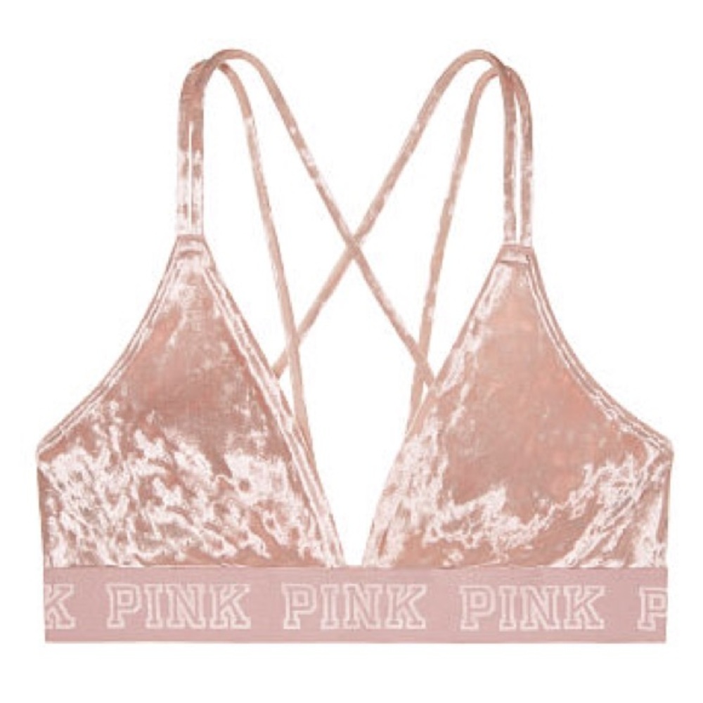 Velvet Triangle Bralette